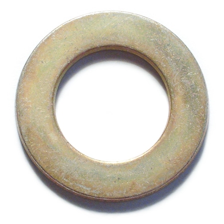 Midwest Fastener Flat Washer, For Screw Size 3/4" , Steel Zinc Yellow Finish, 6 PK 34193
